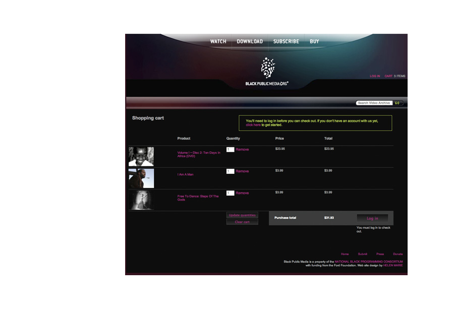 Black Public Media: Web view 2