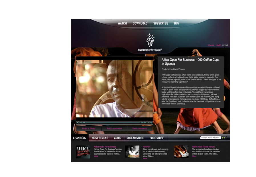 Black Public Media: Web view 3